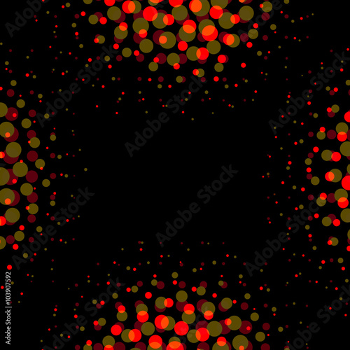 background with circles of different sizes and colors 3