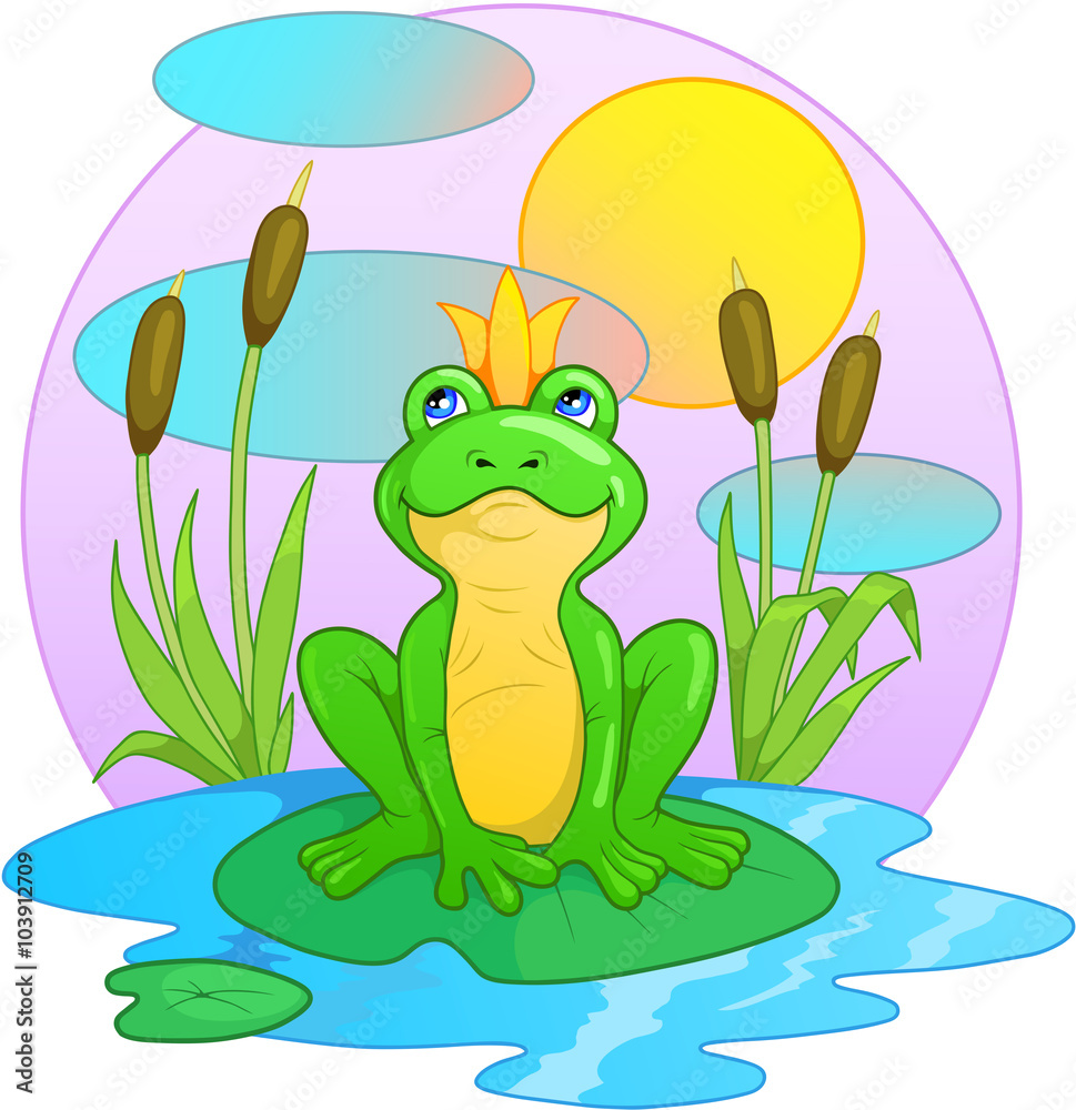 Fototapeta premium Princess Frog 