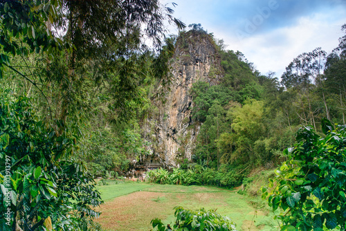 Londa is cliffs and cave burial site in Tana Toraja  South Sulawesi  Indonesia