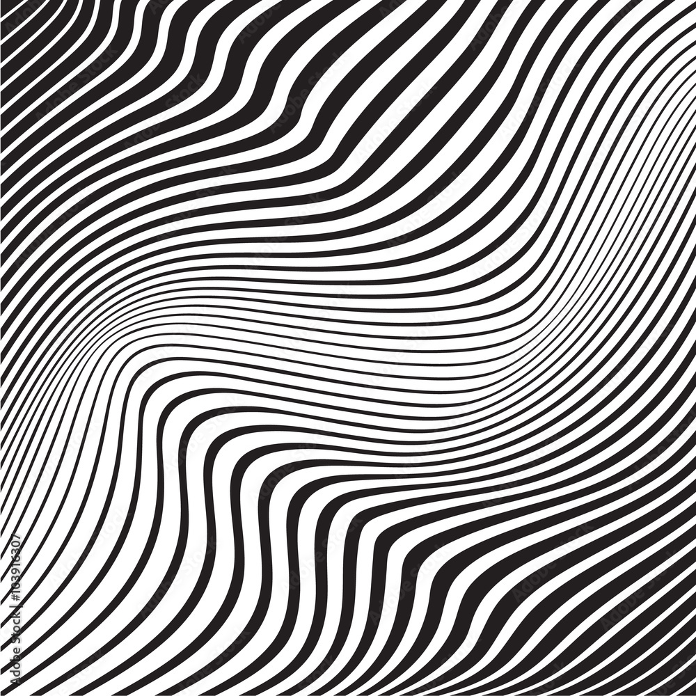 optical art background wave design black and white optical art background wave design black and white