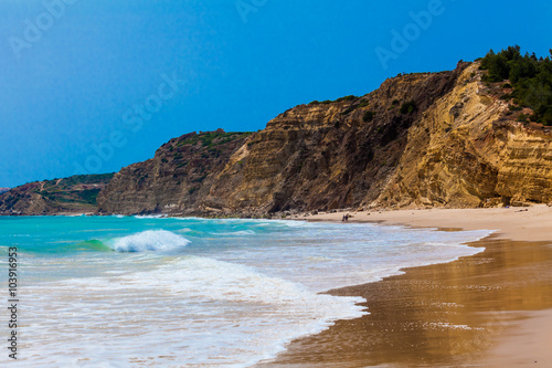 Algarve beach.  The coast of the Algarve