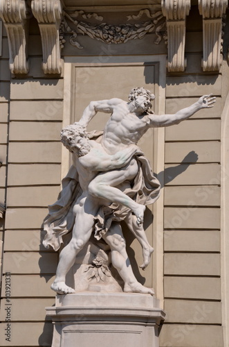 Statue in Michaelerplatz, Hofburg Quarter, Vienna 