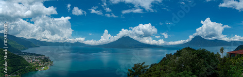 Lake atitlan panorama photo