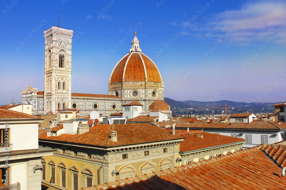 cathedral Santa Maria del Fiore in Florence, Italy