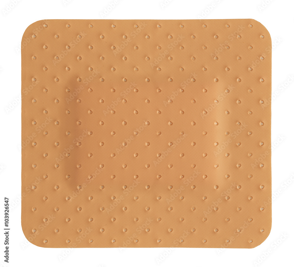 Square shaped adhesive bandage Photos | Adobe Stock
