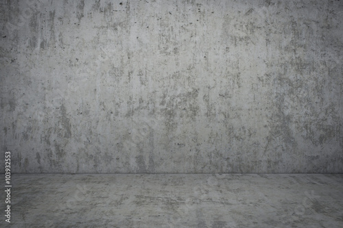 muro e pavimento in cemento