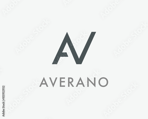 AV Letter Monogram Logo