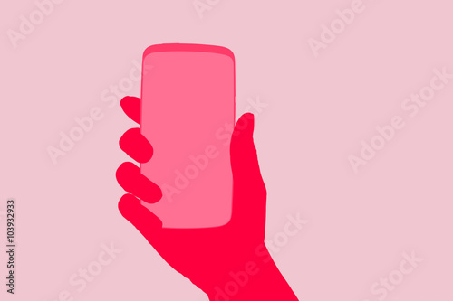 Woman and technology.