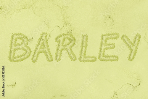 Green food supplement background.