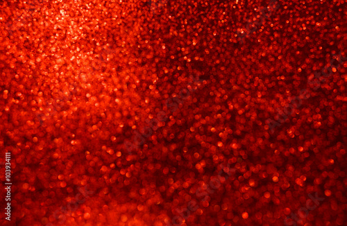 red glitter Shiny, bokeh christmas background