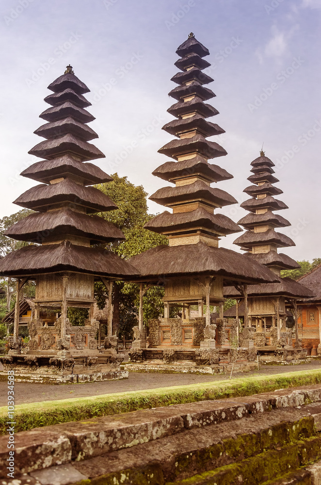 Traditional balinese hindu Temple Taman Ayun in Mengwi (Bali, In Traditional balinese hindu Temple Taman Ayun in Mengwi (Bali, In