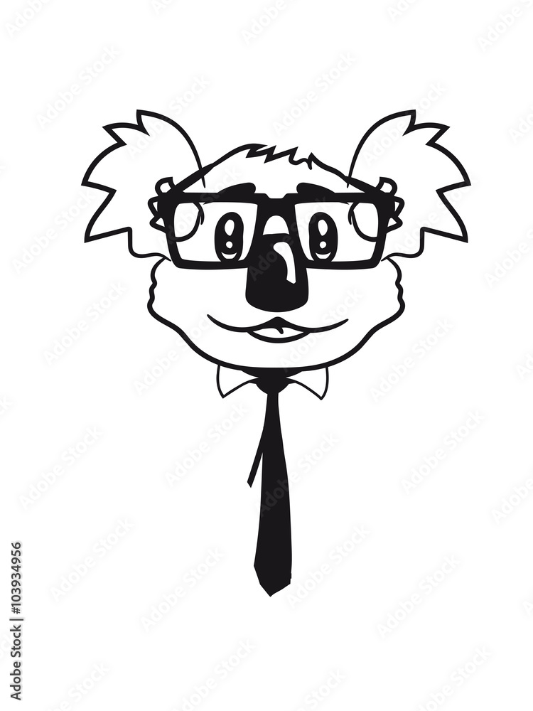 nerd geek nerd ties hornbrille pimple freak face head nerdy koala nerd geek nerd ties hornbrille pimple freak face head nerdy koala