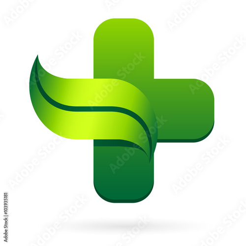 grüne Apotheke - vector icon
