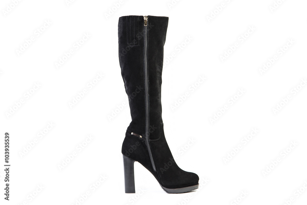 women's boots on a white background, suede shoes online store women's boots on a white background, suede shoes online store