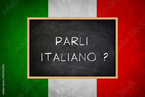 parli italiano - Italian language photo
