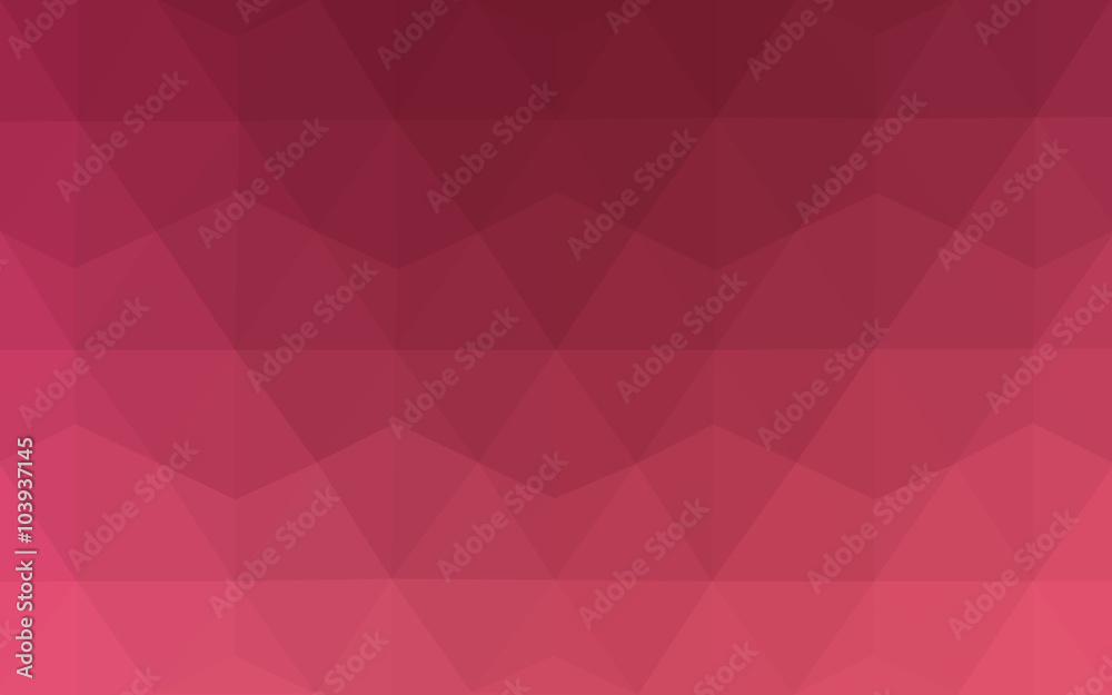 Obraz premium Pink polygonal design pattern, which consist of triangles and gradient in origami style.