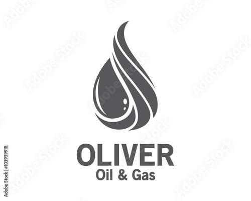 3D oil and gas logo design. Colorful 3D oil and gas logo vector