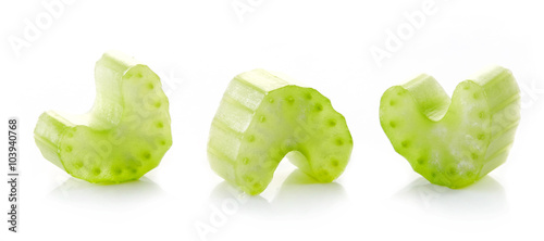 green celery stick pieces