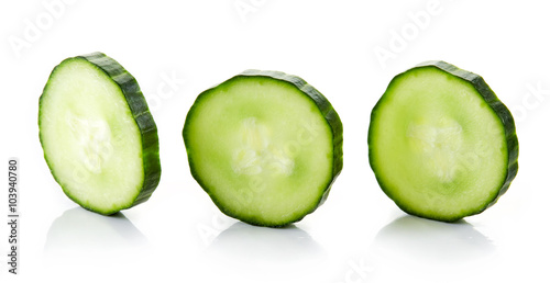 fresh cucumber slices