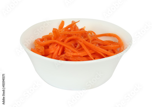 Carrot shredded photo