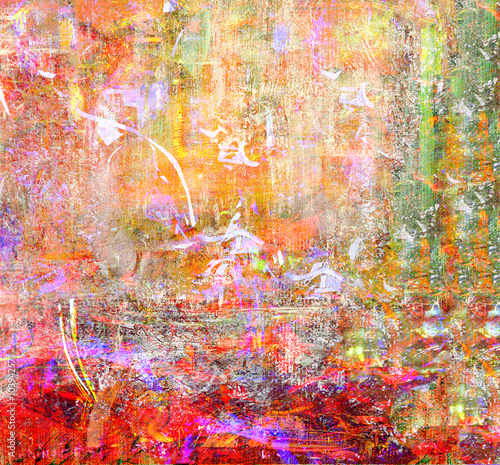 Abstract on Canvas