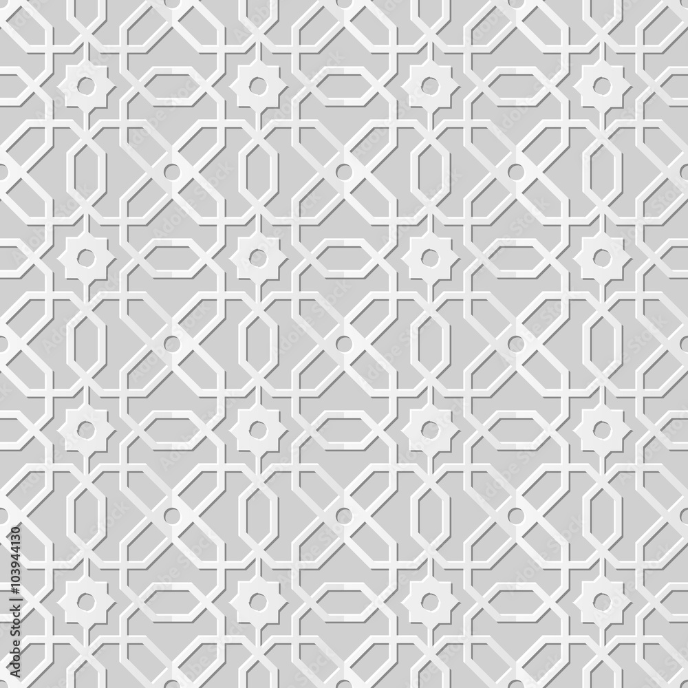 Vector damask seamless 3D paper art pattern background 298 Polygon Cross Flower
Vector damask seamless 3D paper art pattern background 298 Polygon Cross Flower