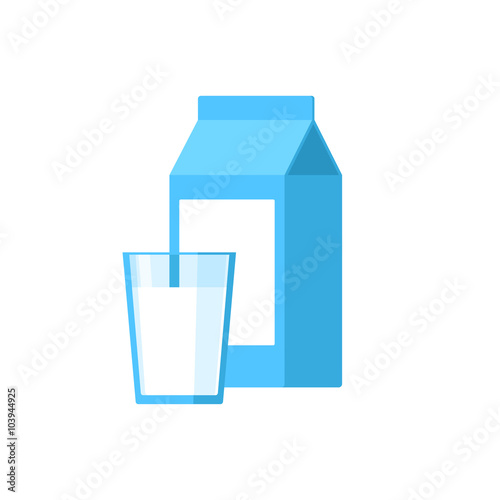 Box milk glass