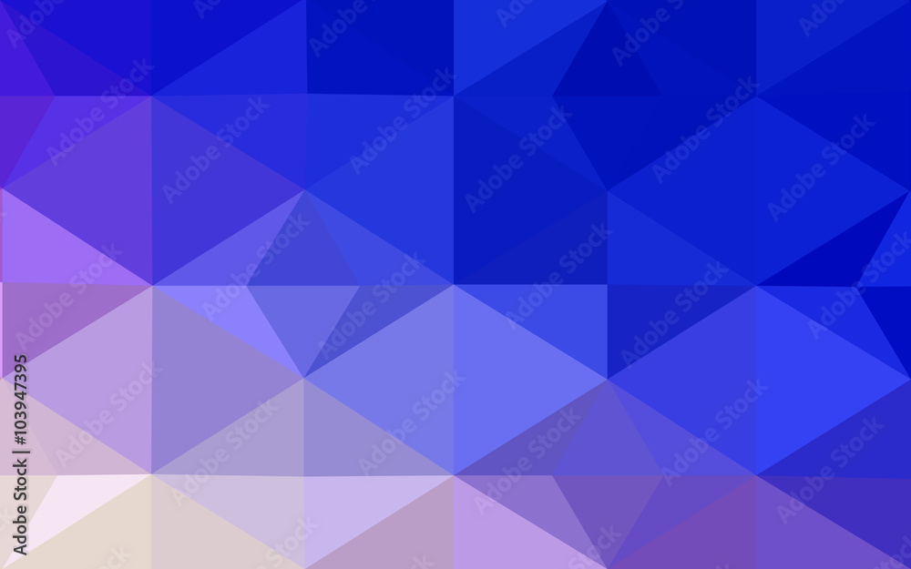 Obraz premium Multicolor pink, blue polygonal design pattern, which consist of triangles and gradient in origami style.