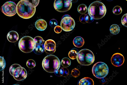 soap bubbles