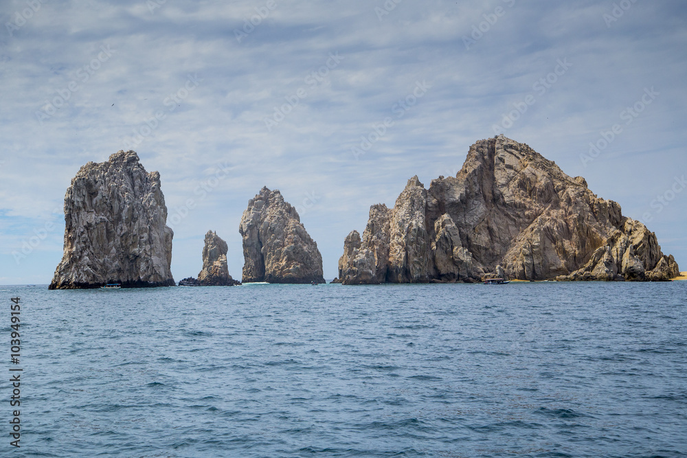 The Rock Formation of Land's End, Baja California Sur, Mexico,