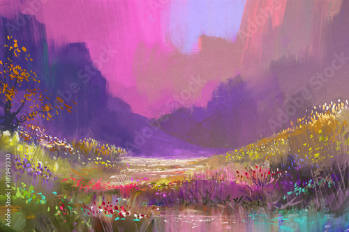 piekny-krajobraz-w-gorach-z-kolorowymi-kwiatami