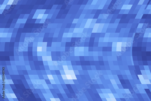 blue mosaic abstract background © nipol