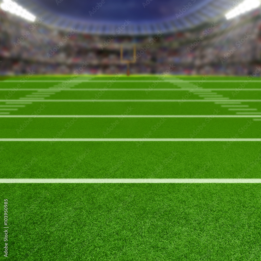 Obraz premium Football Stadium With Copy Space