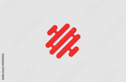 Creative logo. Brain logo. Minimalistic logo design. Abstract logo.