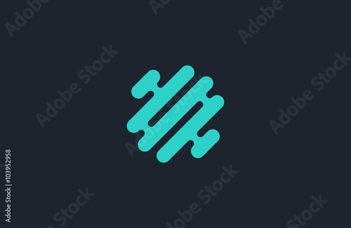 Creative logo. Brain logo. Minimalistic logo design. Abstract logo.