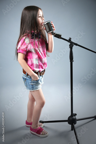 Beautiful artistic little g...