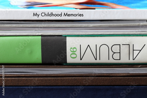 Old Photo Albums and Photo Books of Childhood Memories