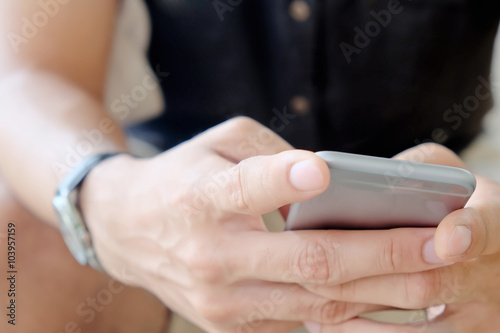 Communication technology, People Using a Smart Phone background