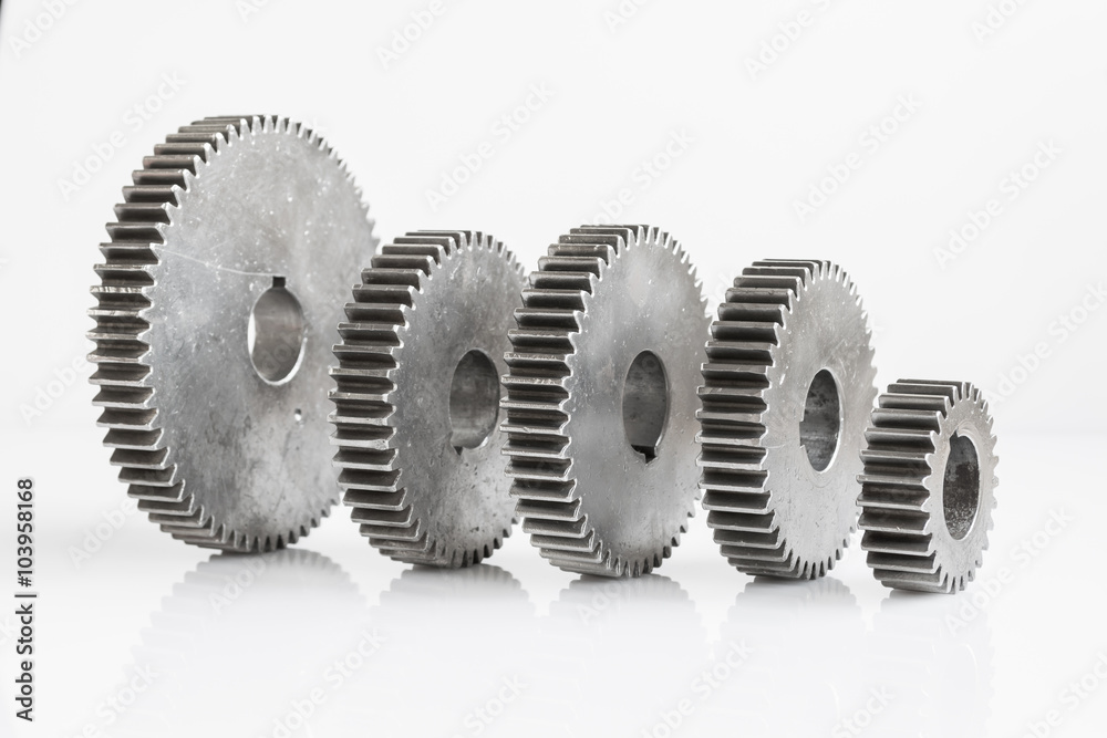 set of gears for unity meaning on isolated background set of gears for unity meaning on isolated background