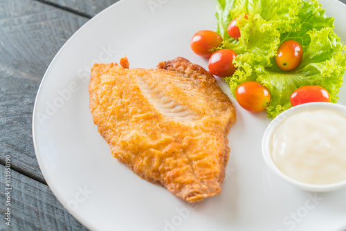 fried fish steak