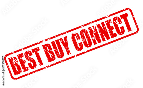BEST BUY CONNECT RED STAMP TEXT