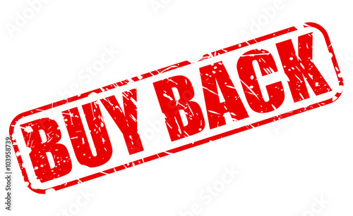 BUY BACK RED STAMP TEXT