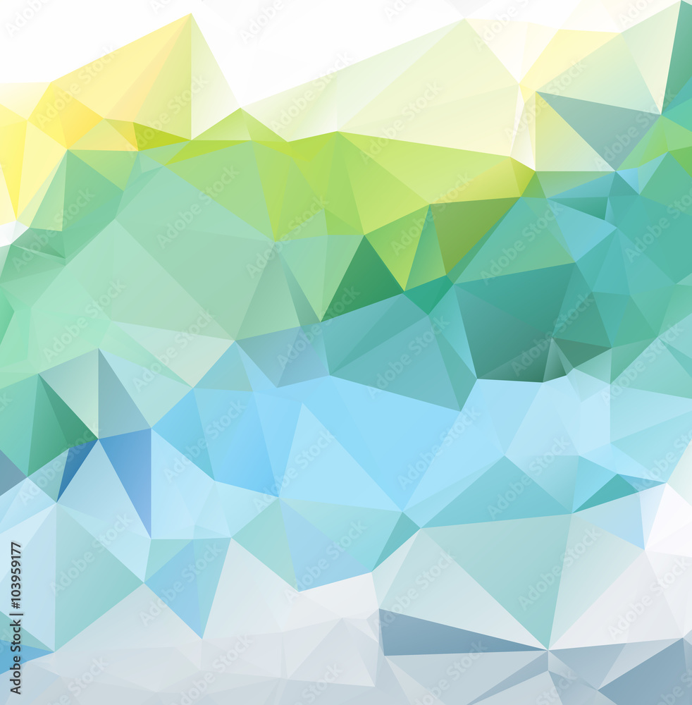 Obraz premium Abstract multicolor background. Vector polygonal design illustra
