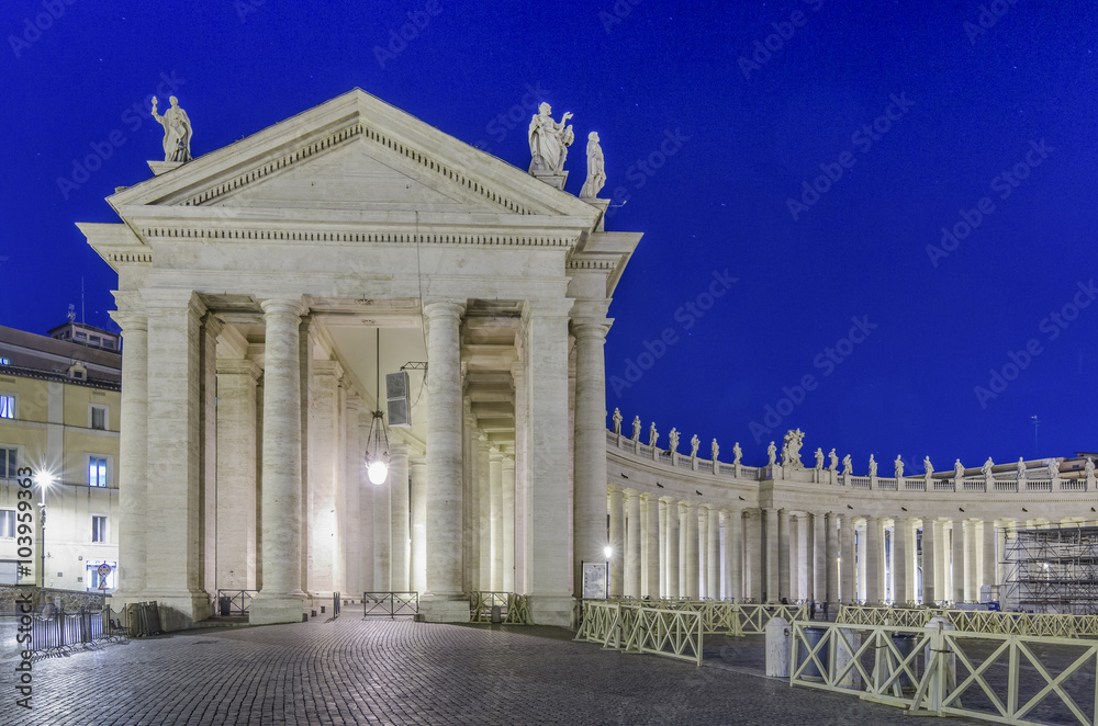 Fototapeta premium Colonnato Piazza San Pietro