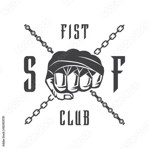 Street fighting club emblem