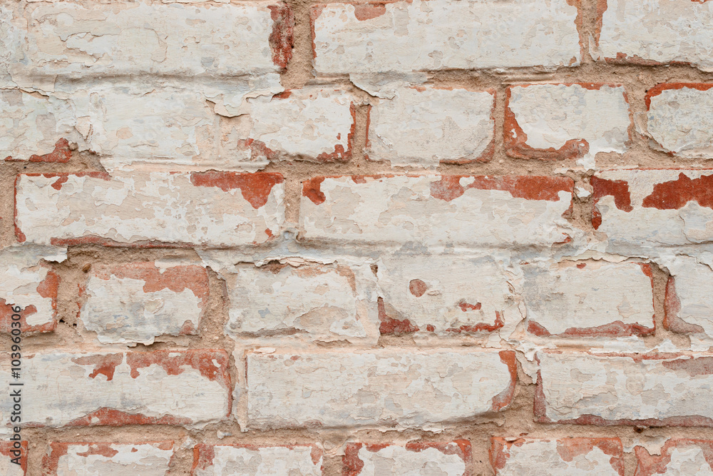 Brick texture with scratches and cracks