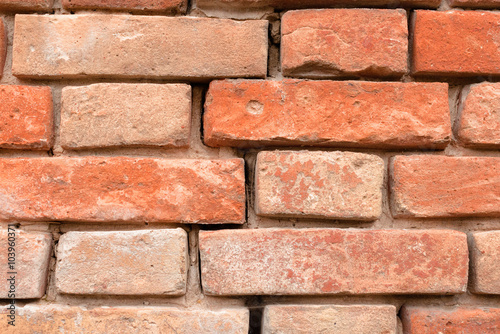 Brick texture with scratches and cracks