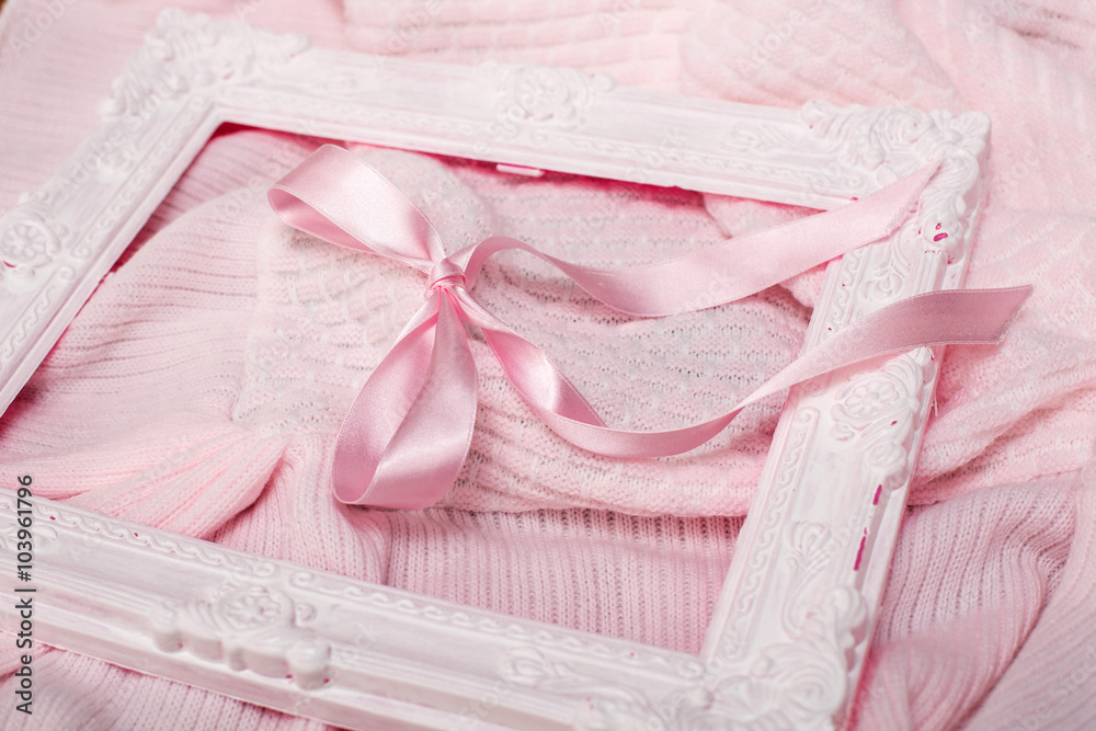 christening baby's dress hanging on a hanger christening baby's dress hanging on a hanger