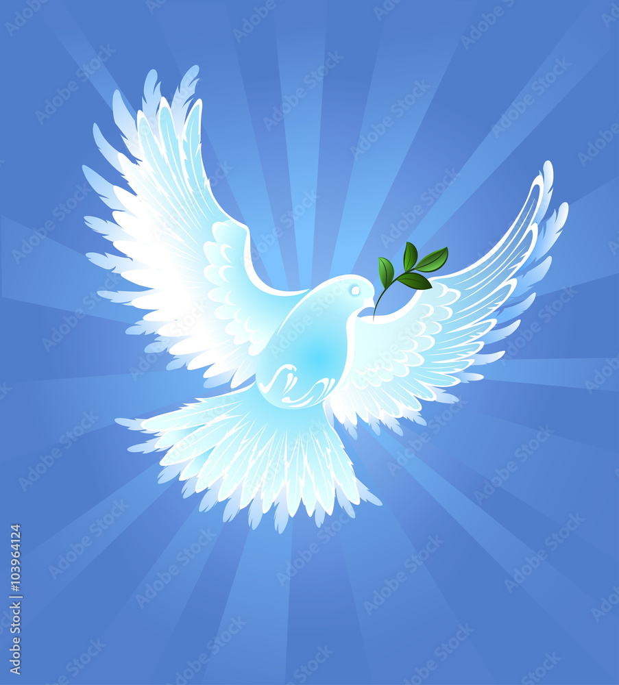 Peace dove Stock Vector | Adobe Stock