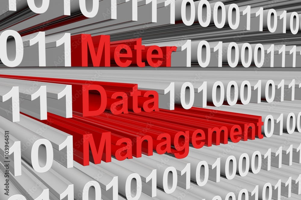 meter data management is presented in the form of binary code